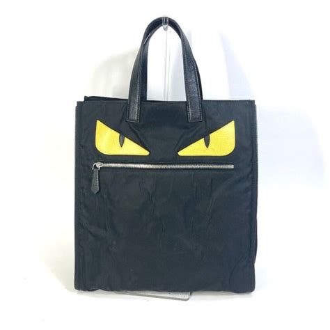 fendi 7va367|FENDI 7VA367 Monster Bugs Vertical Shoulder Bag Tote Bag .